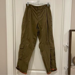 FP movement Mesermize Me Pants (Moss Green) Size Medium